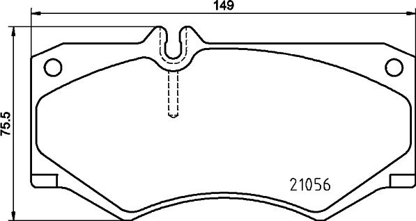 Pagid T2657 - Комплект спирачно феродо, дискови спирачки vvparts.bg