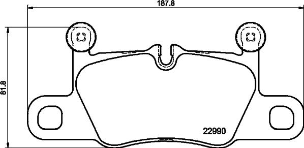 Pagid T2795 - Комплект спирачно феродо, дискови спирачки vvparts.bg