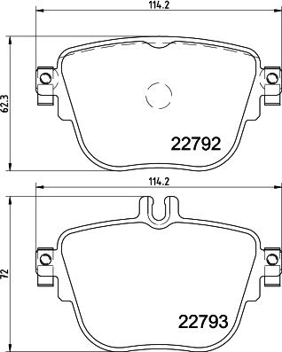 Pagid T2748 - Комплект спирачно феродо, дискови спирачки vvparts.bg