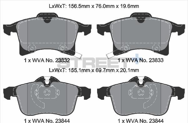 PAGID Racing T8179SP2001 - Комплект спирачно феродо, дискови спирачки vvparts.bg