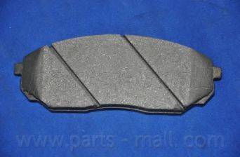 Parts-Mall PKB-020 - Комплект спирачно феродо, дискови спирачки vvparts.bg