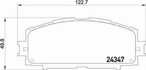 Parts-Mall PKF-014 - Комплект спирачно феродо, дискови спирачки vvparts.bg