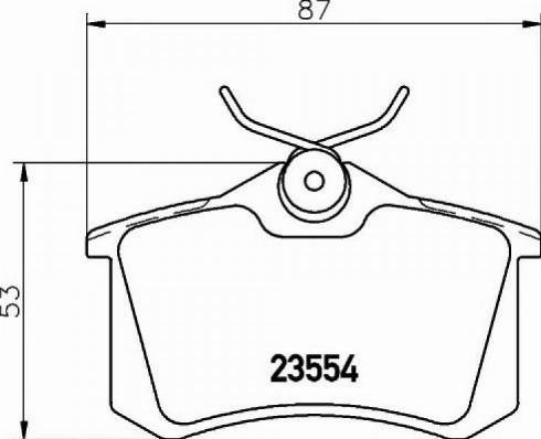 Parts-Mall PKX-004 - Комплект спирачно феродо, дискови спирачки vvparts.bg