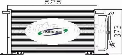 Parts-Mall PXNC2-002 - Кондензатор, климатизация vvparts.bg