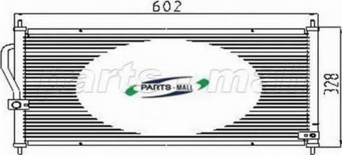 Parts-Mall PXNCJ-009 - Кондензатор, климатизация vvparts.bg