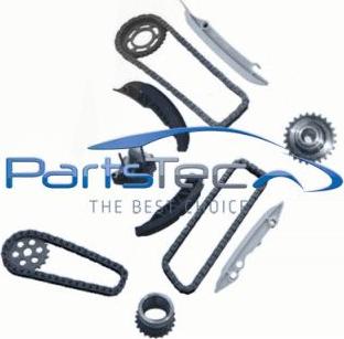 PartsTec PTA114-0384 - Комплект ангренажна верига vvparts.bg