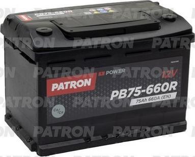 Patron PB75-660R - Стартов акумулатор vvparts.bg