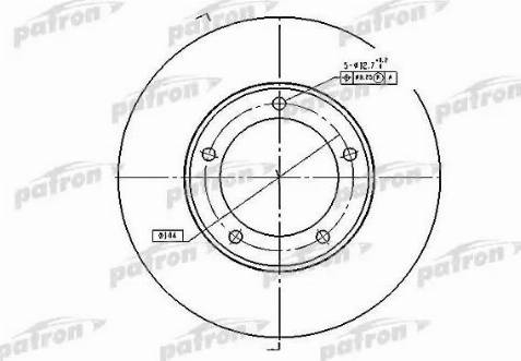 Patron PBD4506 - Спирачен диск vvparts.bg