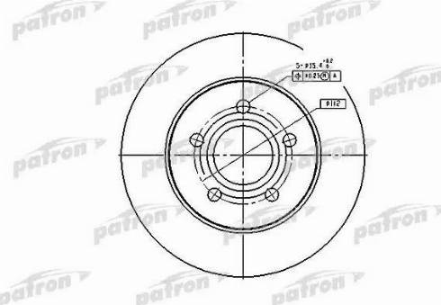 Patron PBD4045 - Спирачен диск vvparts.bg