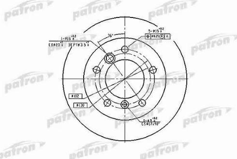 Patron PBD4088 - Спирачен диск vvparts.bg