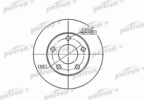 Patron PBD4026 - Спирачен диск vvparts.bg