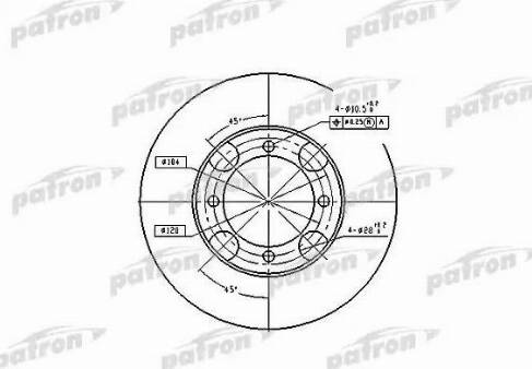 Patron PBD4157 - Спирачен диск vvparts.bg