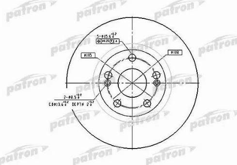 Patron PBD4109 - Спирачен диск vvparts.bg