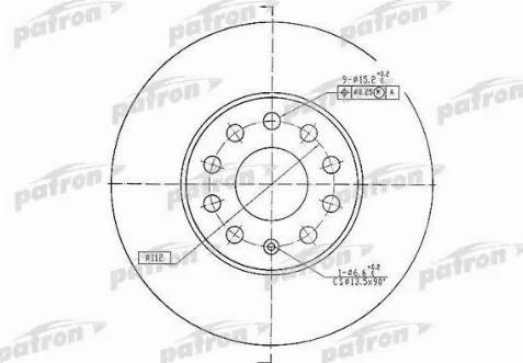 Patron PBD4295 - Спирачен диск vvparts.bg