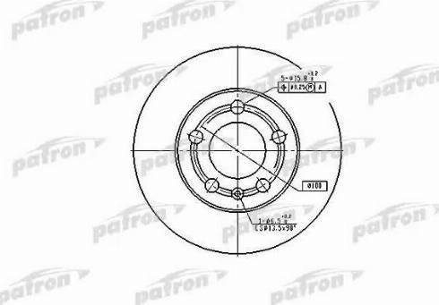 Patron PBD4253 - Спирачен диск vvparts.bg