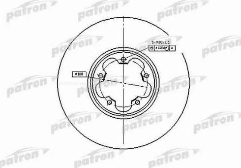 Patron PBD4216 - Спирачен диск vvparts.bg