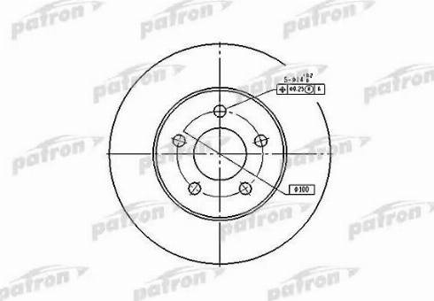 Patron PBD5371 - Спирачен диск vvparts.bg