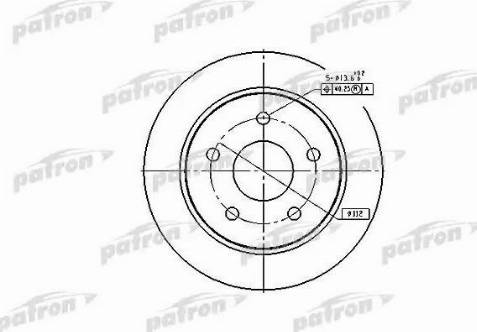 Patron PBD1651 - Спирачен диск vvparts.bg