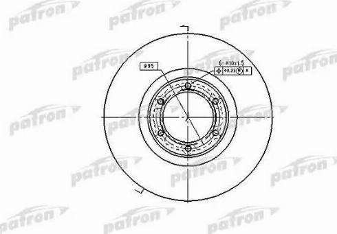 Patron PBD1002 - Спирачен диск vvparts.bg