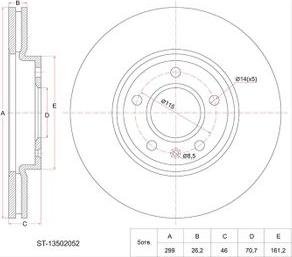 Patron PBD1804 - Спирачен диск vvparts.bg