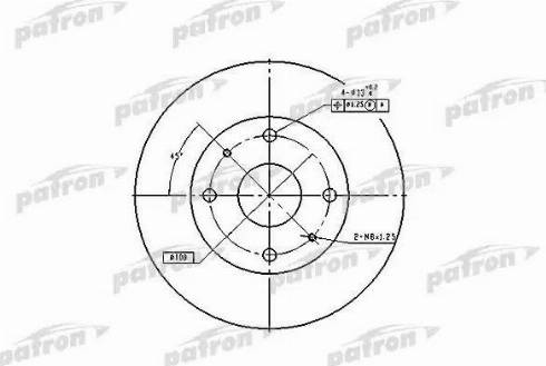 Patron PBD2576 - Спирачен диск vvparts.bg