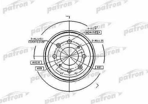 Patron PBD2646 - Спирачен диск vvparts.bg