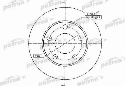 Patron PBD2666 - Спирачен диск vvparts.bg