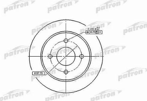 Patron PBD2623 - Спирачен диск vvparts.bg