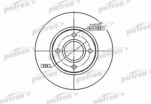 Patron PBD2622 - Спирачен диск vvparts.bg