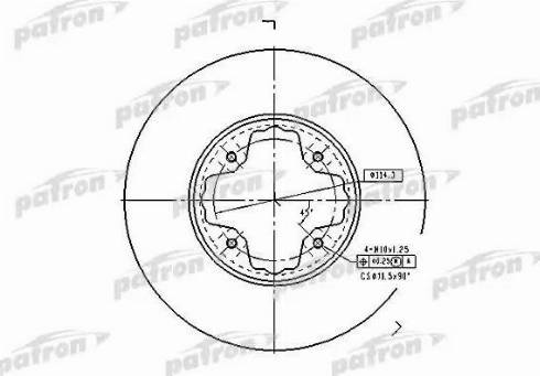 Patron PBD2679 - Спирачен диск vvparts.bg