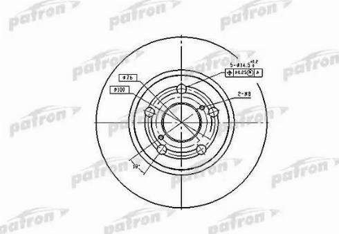 Patron PBD2742 - Спирачен диск vvparts.bg