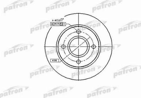 Patron PBD2752 - Спирачен диск vvparts.bg