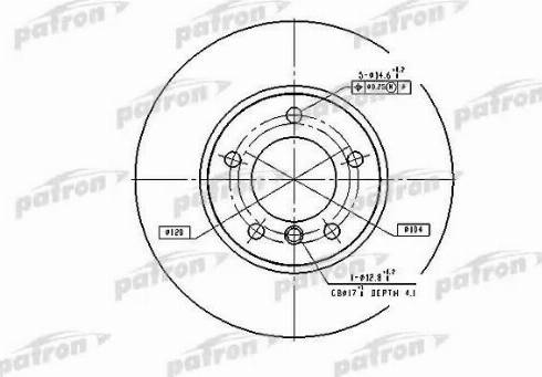 Patron PBD2769 - Спирачен диск vvparts.bg