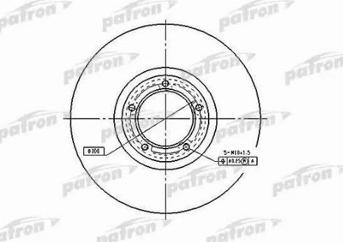 Patron PBD2785 - Спирачен диск vvparts.bg