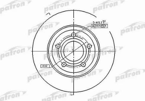 Patron PBD2730 - Спирачен диск vvparts.bg