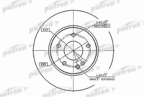 Patron PBD2779 - Спирачен диск vvparts.bg