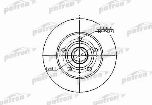 Patron PBD2771 - Спирачен диск vvparts.bg