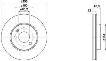 Patron PBD7022 - Спирачен диск vvparts.bg