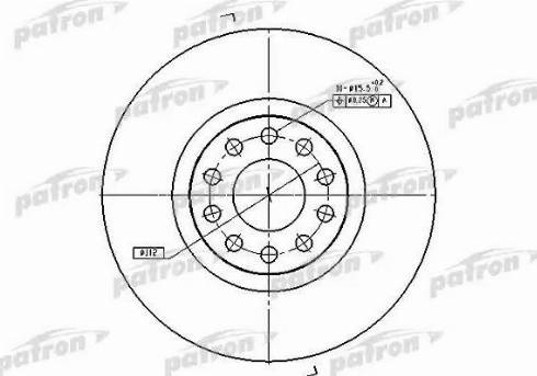 Patron PBD7728 - Спирачен диск vvparts.bg