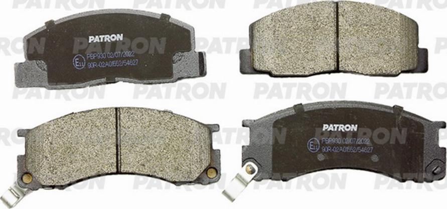 Patron PBP930 - Комплект спирачно феродо, дискови спирачки vvparts.bg