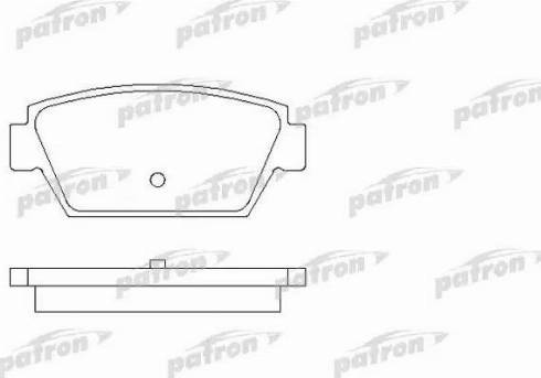 Patron PBP507 - Комплект спирачно феродо, дискови спирачки vvparts.bg