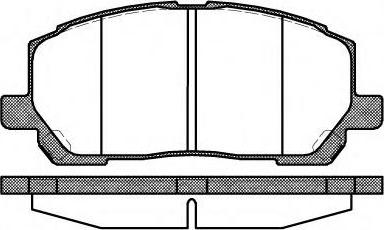 Maxgear 19-3140 - Комплект спирачно феродо, дискови спирачки vvparts.bg