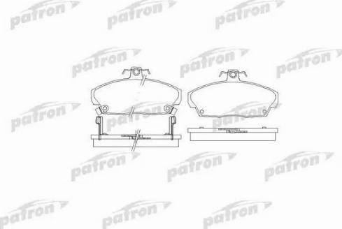 Patron PBP1291 - Комплект спирачно феродо, дискови спирачки vvparts.bg