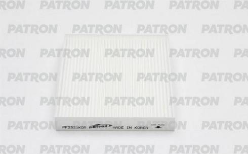 Patron PF2321KOR - Филтър купе (поленов филтър) vvparts.bg