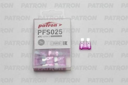 Patron PFS025 - Осигурител (предпазител) vvparts.bg