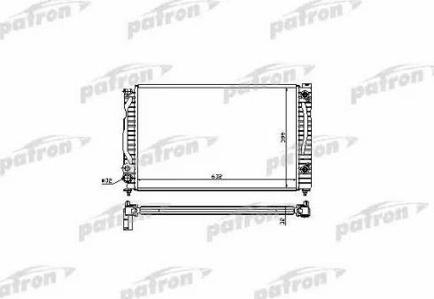 Patron PRS3018 - Радиатор, охлаждане на двигателя vvparts.bg