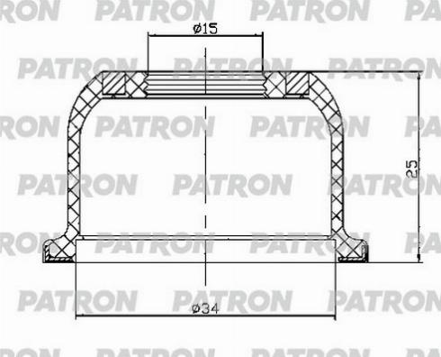 Patron PSE6403 - Ремонтен комплект, шарнир на носач / кормилна щанга vvparts.bg