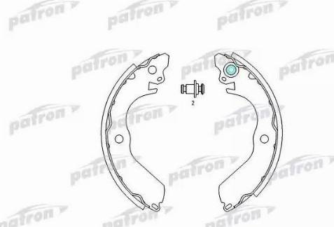 Patron PSP403 - Комплект спирачна челюст vvparts.bg