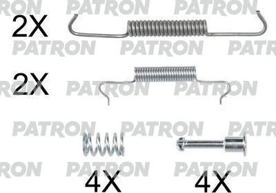 Patron PSRK0245 - Комплект принадлежности, челюсти за ръчна спирачка vvparts.bg