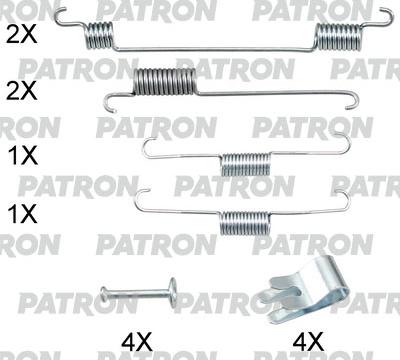 Patron PSRK0254 - Комплект принадлежности, спирани челюсти vvparts.bg